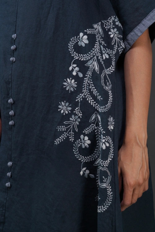 Phae Jasmine Navy Blue Kaftan