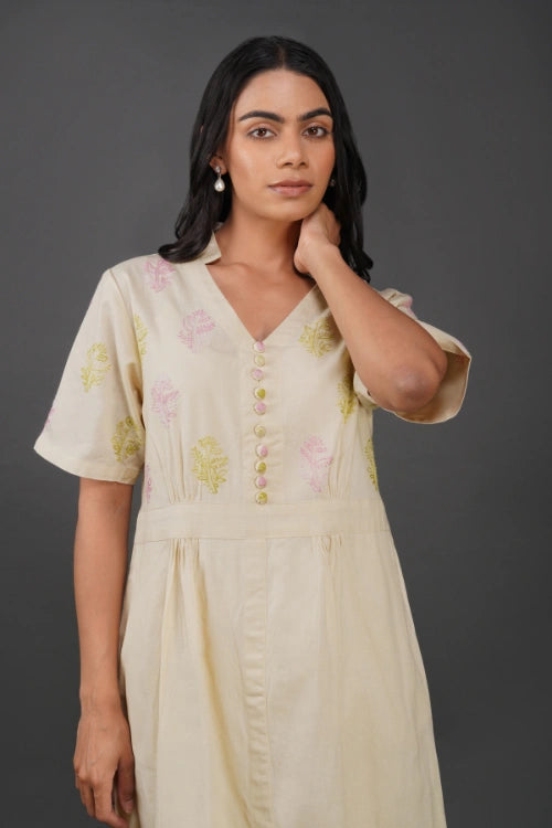 Phae Kyra Cream Dress