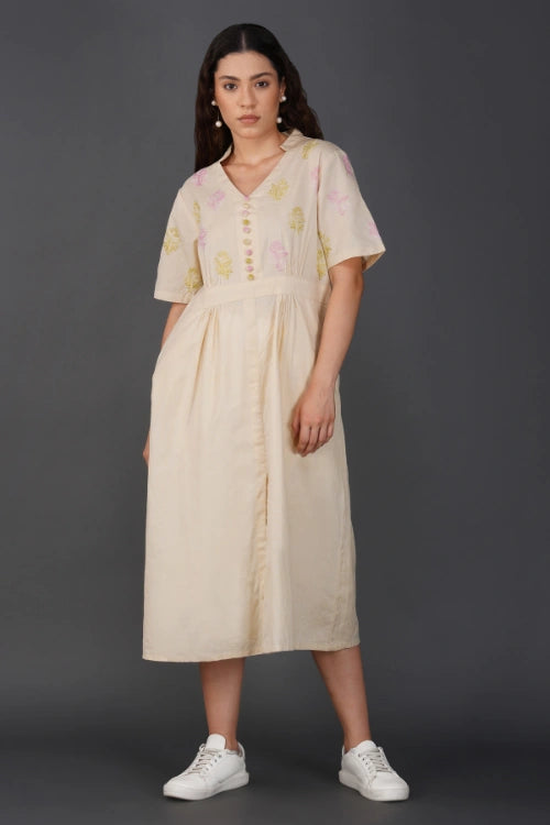 Phae Kyra Cream Dress