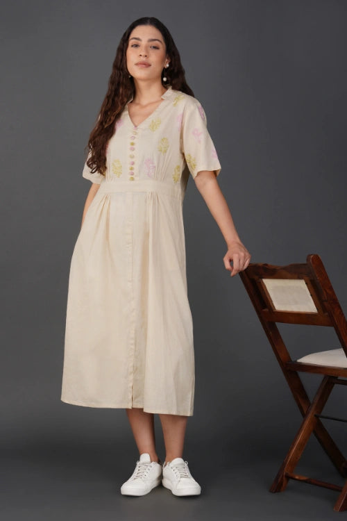 Phae Kyra Cream Dress