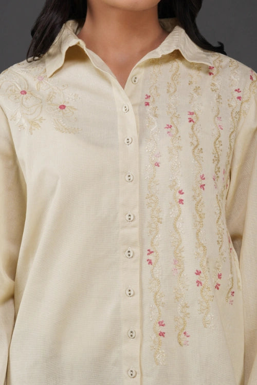 Phae Mona Cream Shirt