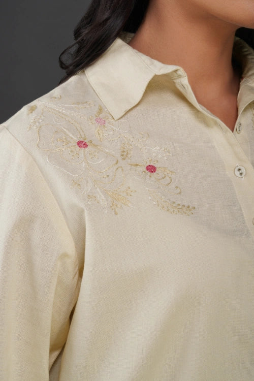 Phae Mona Cream Shirt