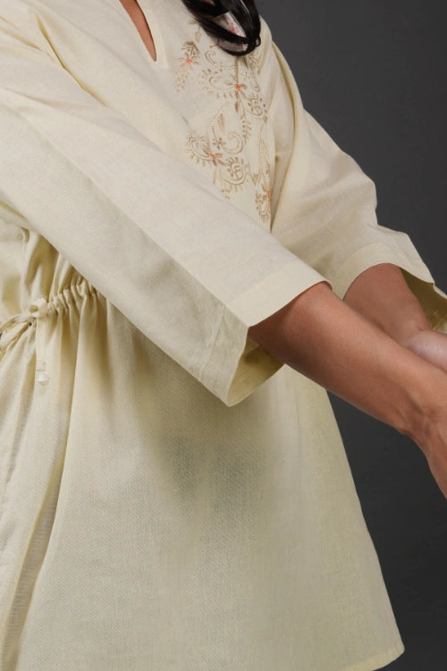 Phae Nargis Cream Top