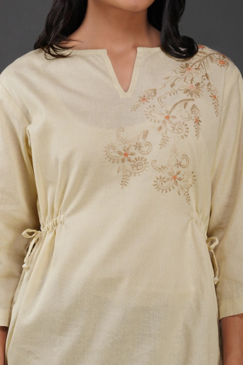 Phae Nargis Cream Top