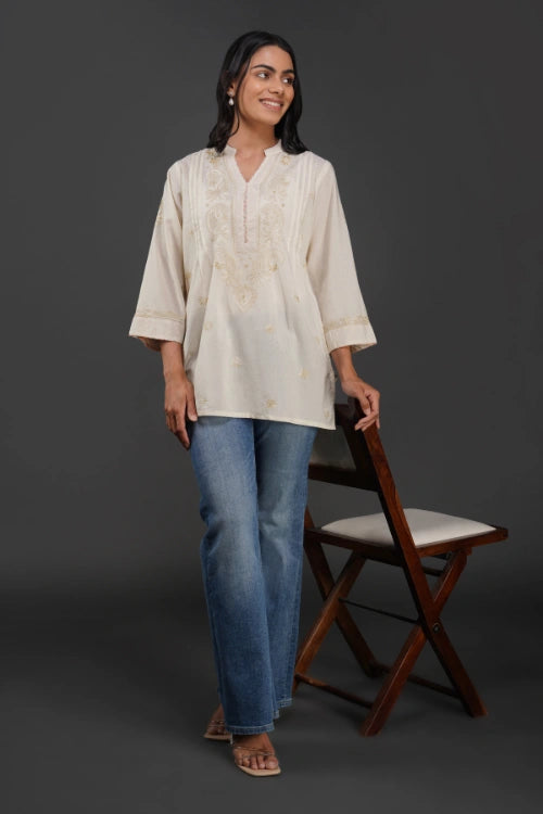 Phae Tara Cream Top