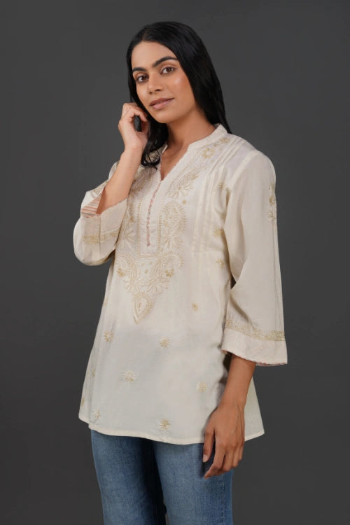 Phae Tara Cream Top