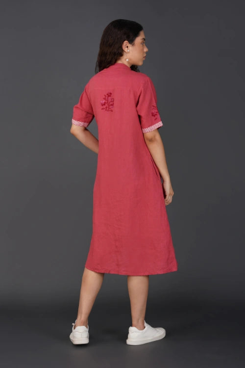 Phae Vida Coral Red Dress