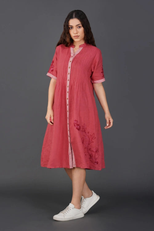 Phae Vida Coral Red Dress