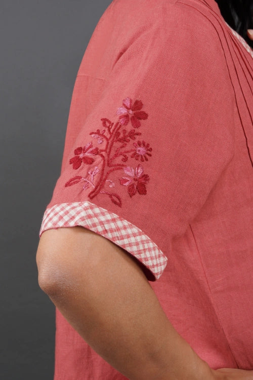 Phae Vida Coral Red Dress