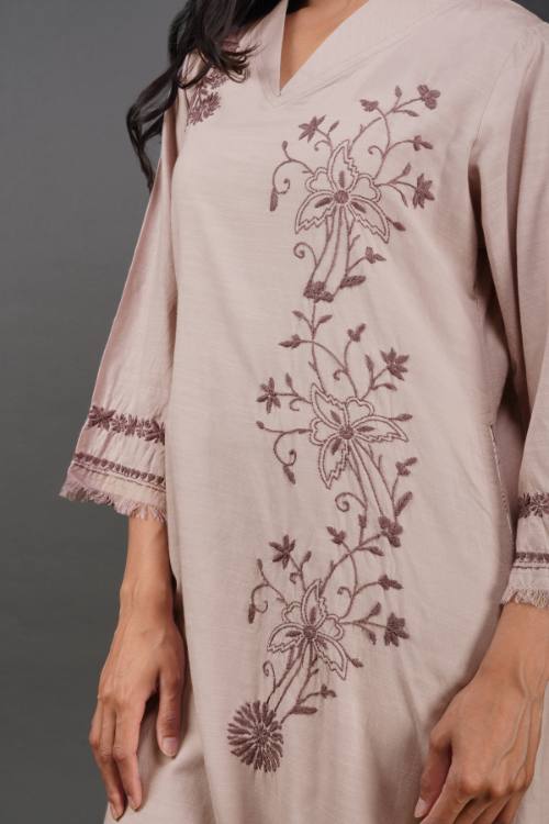 Phae Aaria Kurta In Cotton Slub
