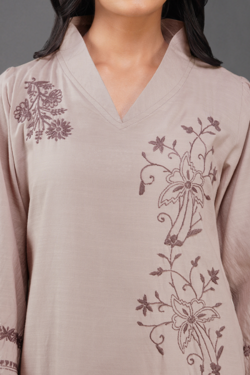Phae Aaria Kurta In Cotton Slub