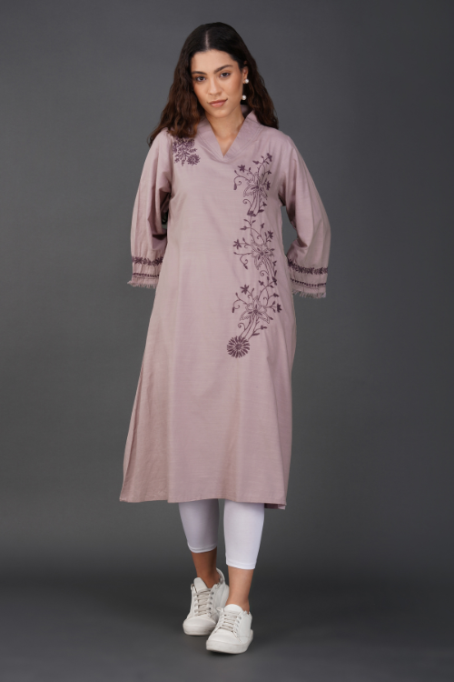 Phae Aaria Kurta In Cotton Slub