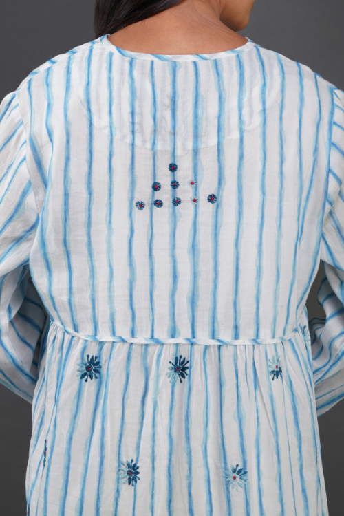 Phae Anya Dress In Cotton Mulmul