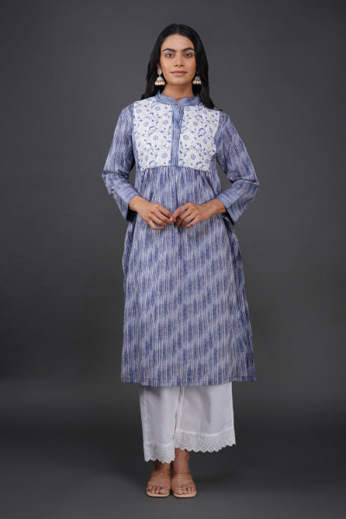 Phae Aaliya Kurta In Shaded Cotton Fabric