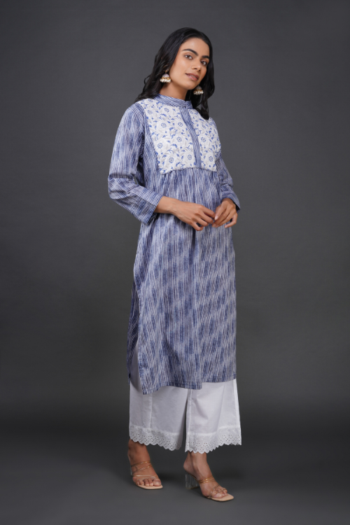 Phae Aaliya Kurta In Shaded Cotton Fabric
