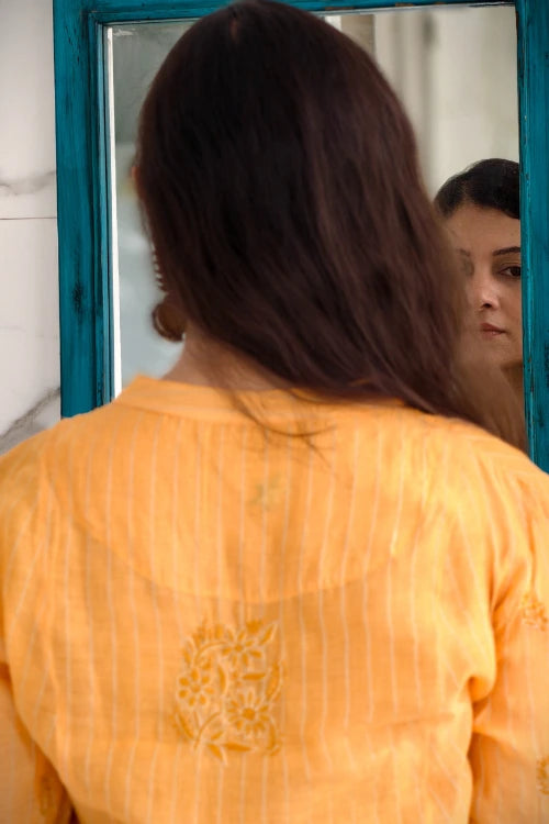 Phae Ishani Co-Ord Set In Amber