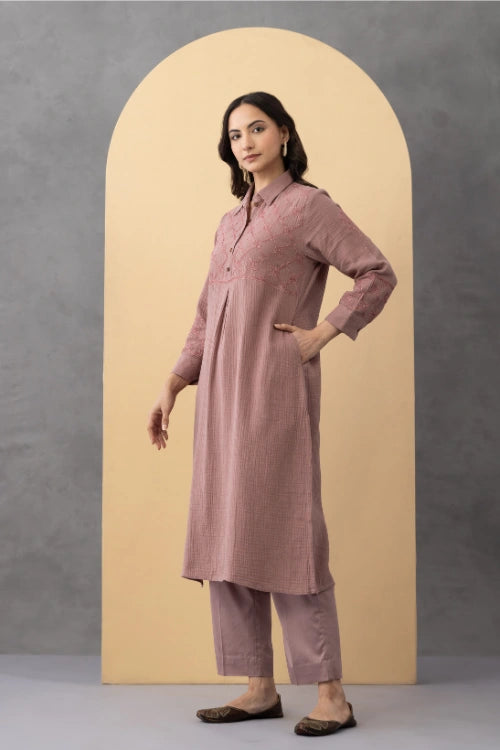 Phae Lily Cord Set In Cotton Crinkle