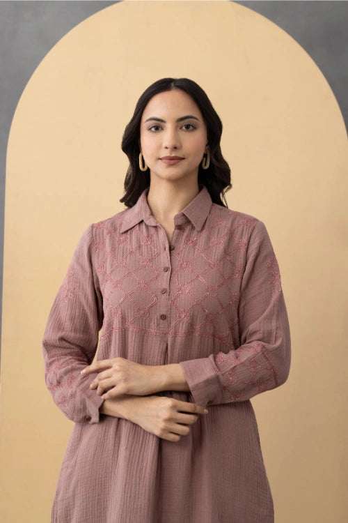 Phae Lily Cord Set In Cotton Crinkle