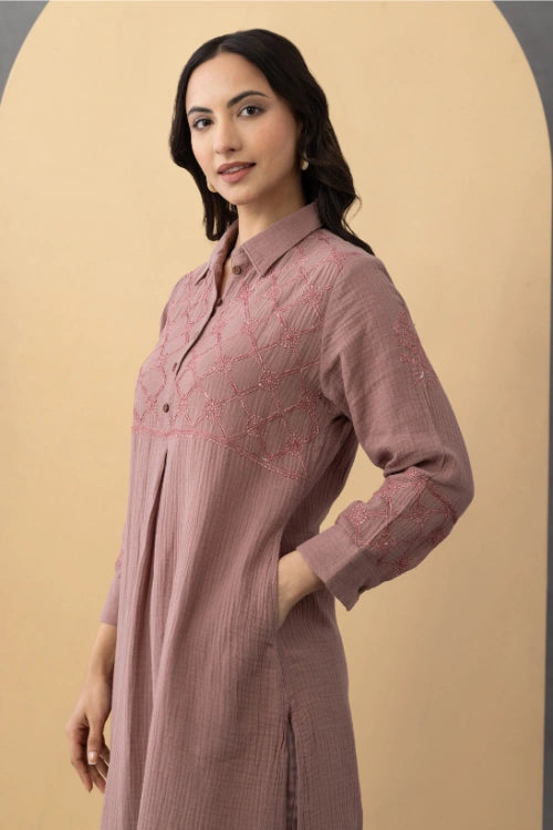 Phae Lily Cord Set In Cotton Crinkle