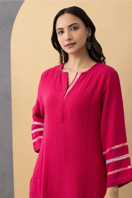 Phae Tulip Co-Ord Set In Cotton Crinkle