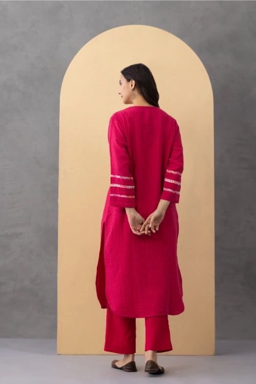 Phae Tulip Co-Ord Set In Cotton Crinkle