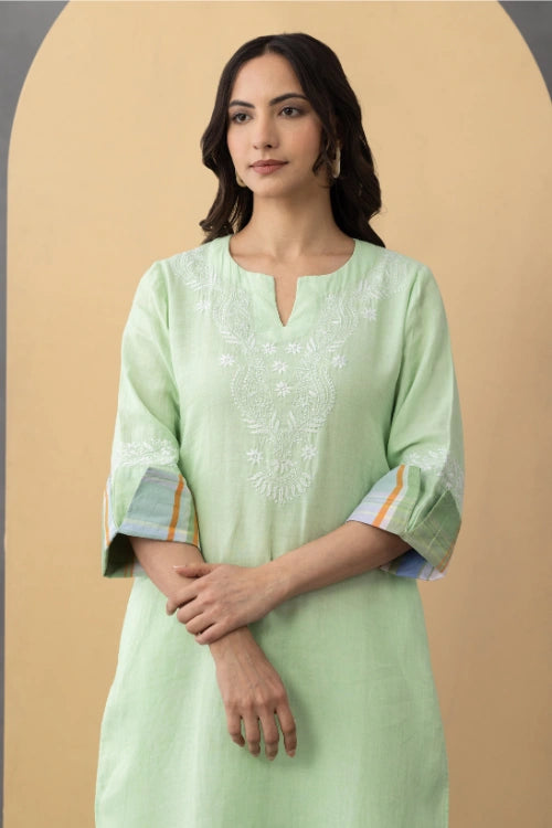 Phae Rose Co-Ord Set In Cotton Crinkle