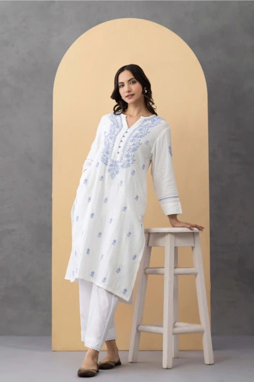 Phae Petunia Co-Ord Set In Crinkle Cotton