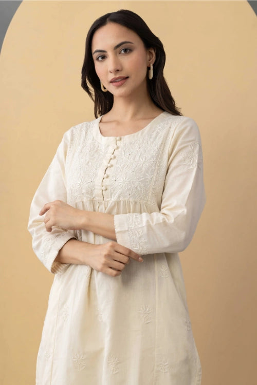 Phae Peony Co-Ord Set In Cotton Linen