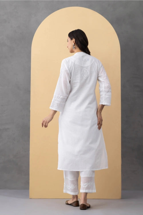 Phae Sunflower Kurta In Mulmul