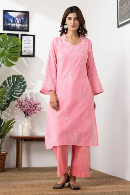 Phae Nadia Co Ord Set In Cotton Crinkle