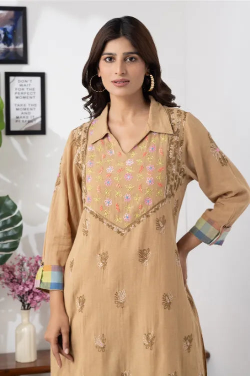 Phae Naima Co-Ord Set In Crinkle Cotton