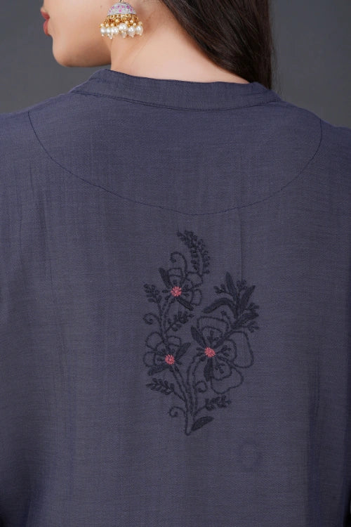 Phae Anaya Blue Grey Kurta