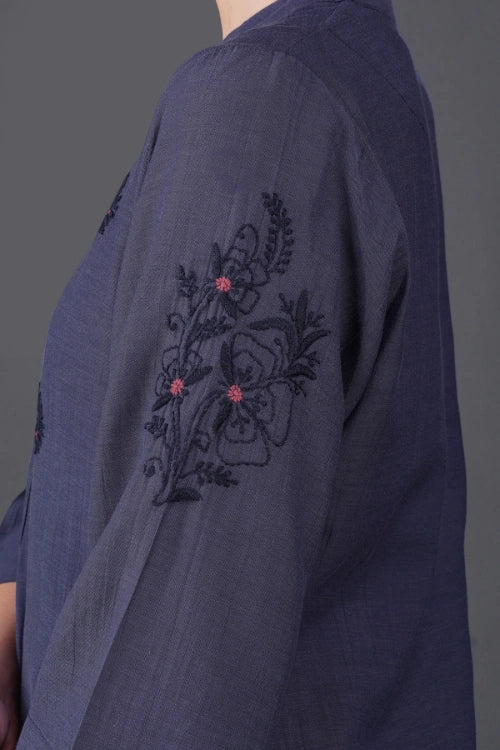 Phae Anaya Blue Grey Kurta