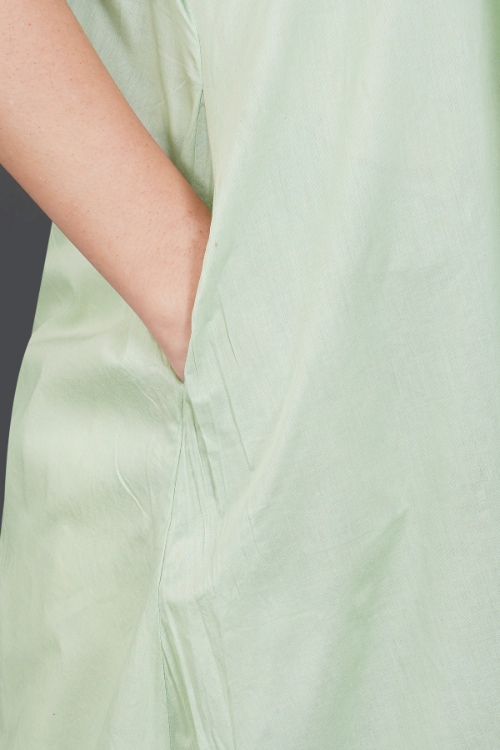 Phae Mira Kaftan Cotton With Hand Chikankari