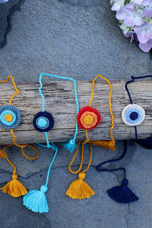 Himalayan Blooms Evil Eye Rakhi (Set Of - 4)