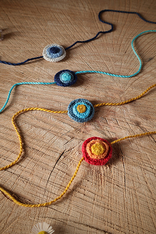 Himalayan Blooms Evil Eye Rakhi (Set Of - 4)