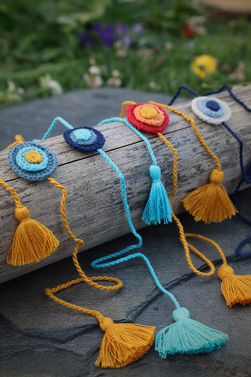 Himalayan Blooms Evil Eye Rakhi (Set Of - 4)