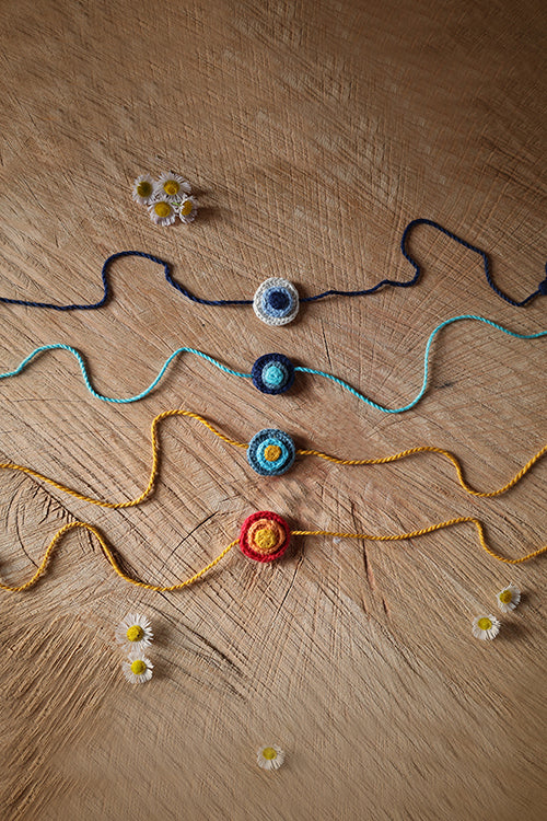 Himalayan Blooms Evil Eye Rakhi (Set Of - 4)