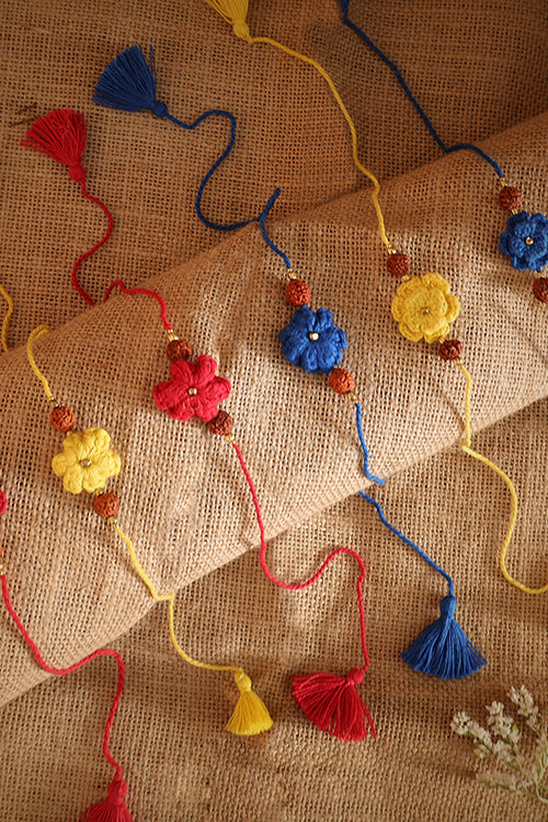 Himalayan Blooms Pk Of 6 Rud Rakhi