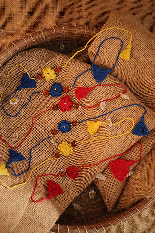 Himalayan Blooms Pk Of 6 Rud Rakhi