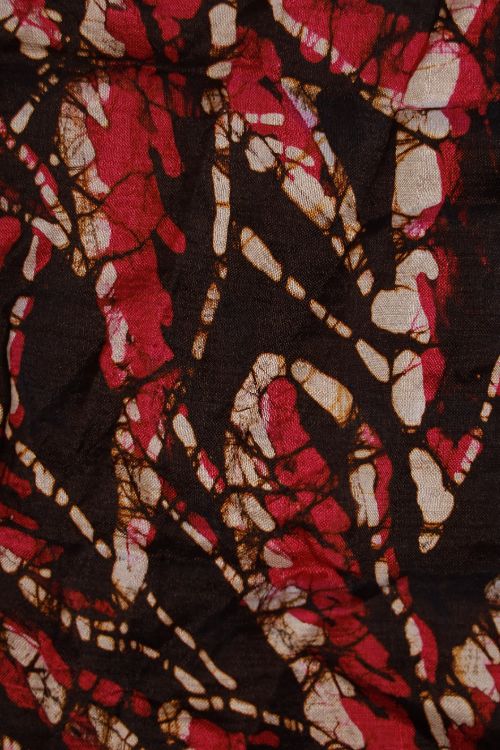 TICH Pure Silk Batik Printed Pocket Squares(Set of 3)