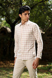 Arka Cotton Checked Full Sleeve Shirt For Men Online