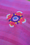 Pakko Hand Embroidered Saree With Blouse Piece