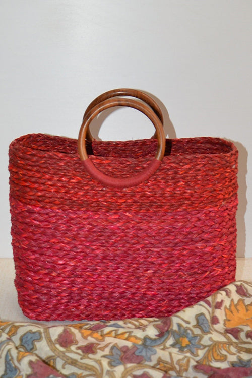 Dharini Sabai Hand Bag Red