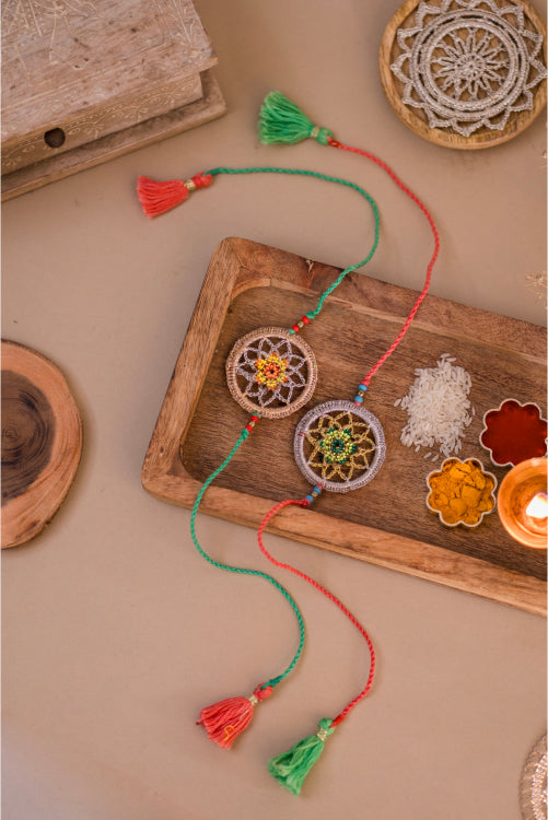 Samoolam Dreamcatcher Rakhi (Set Of 2)