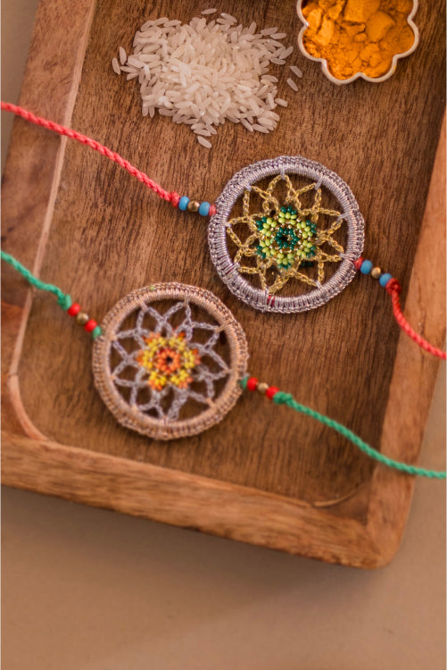 Samoolam Dreamcatcher Rakhi (Set Of 2)