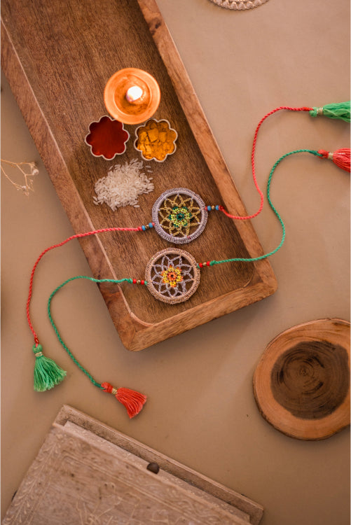 Samoolam Dreamcatcher Rakhi (Set Of 2)