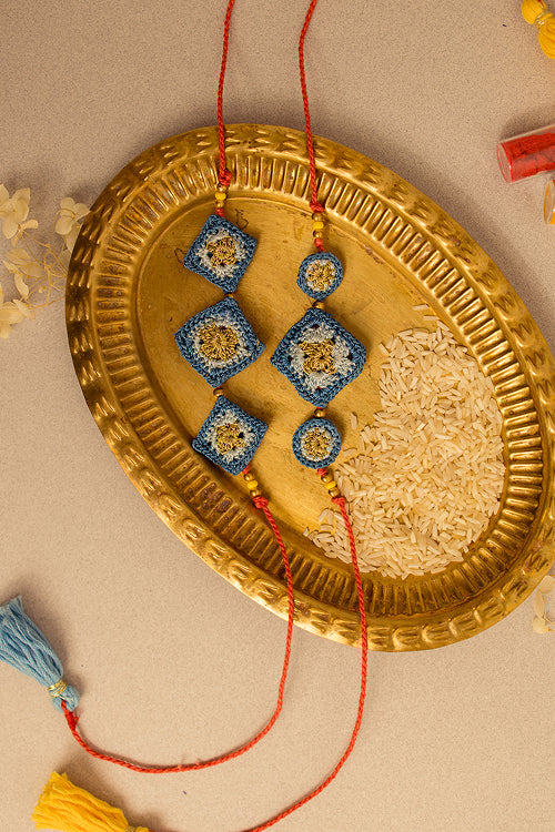 Samoolam Trishla Rakhi (Set Of 2) – Okhaistore