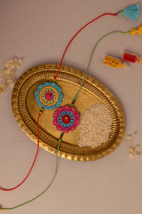 Samoolam Noor Rakhi (Set Of 2)