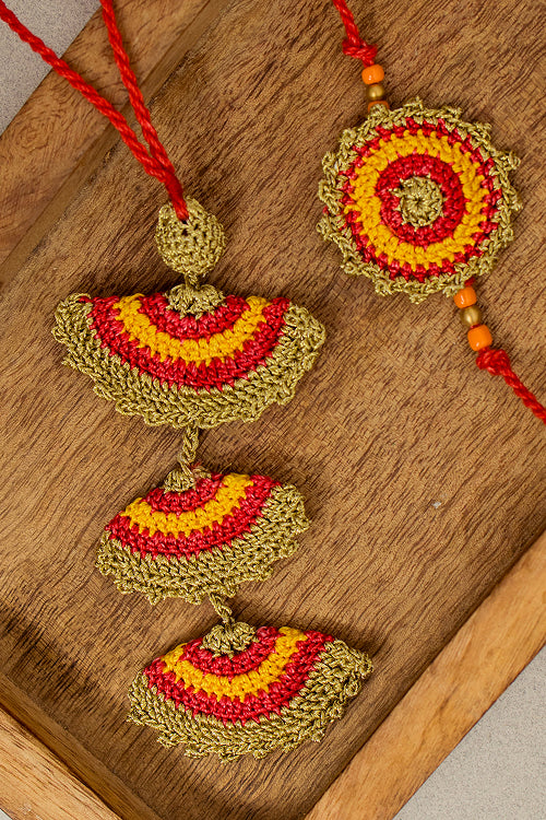 Samoolam Rakhi & Lumba Tarang (Set Of 2)